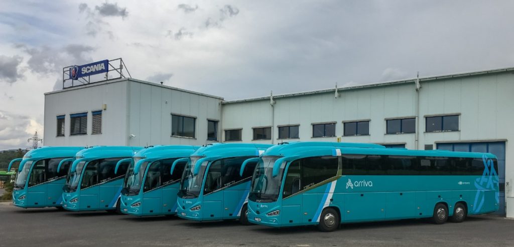 Scania Irizar i6s Arriva (foto: Scania)